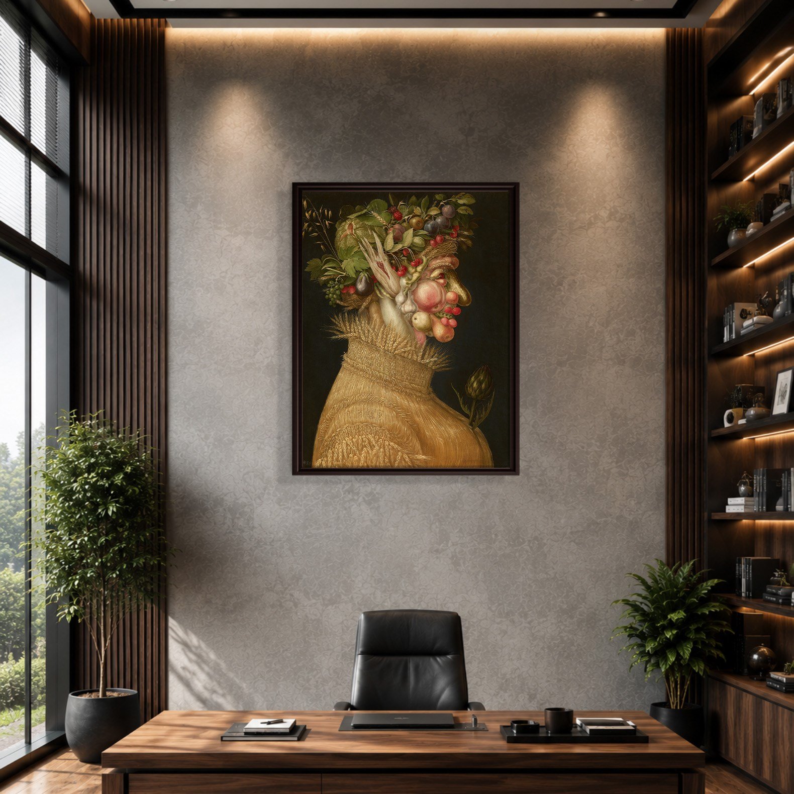 Yaz Kanvas Tablo – Giuseppe Arcimboldo Summer Klasik Rönesans Sanat Eseri
