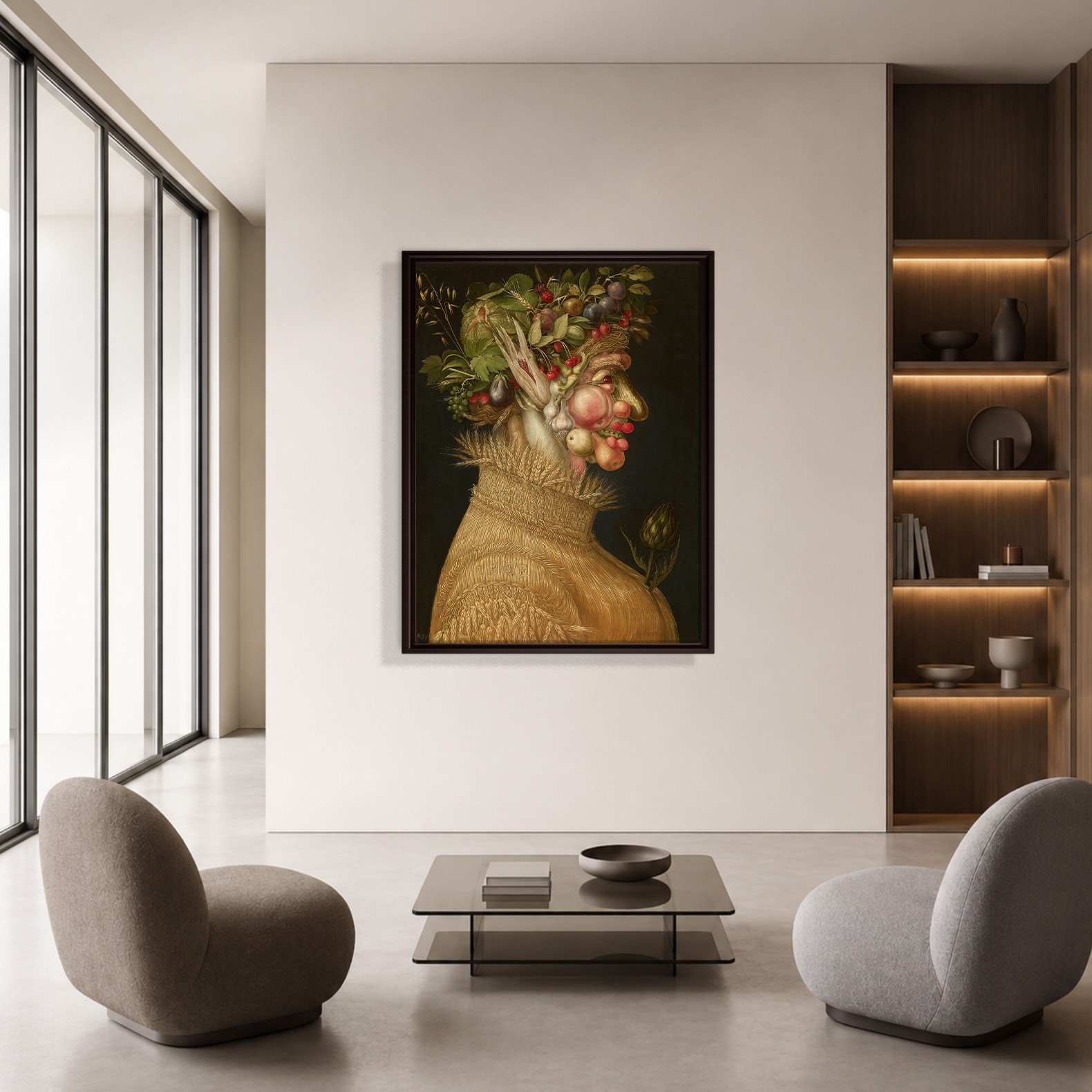Yaz Kanvas Tablo – Giuseppe Arcimboldo Summer Klasik Rönesans Sanat Eseri