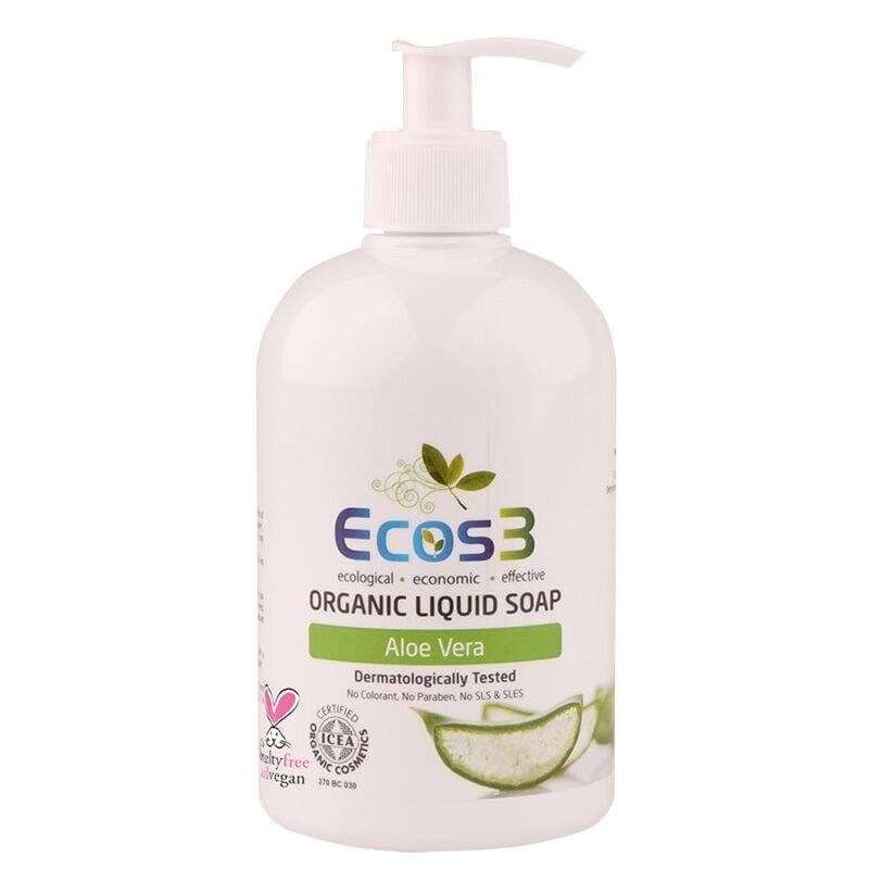 ECOS3 ALOE VERA ÖZLÜ ORGANIK SIVI SABUN 500 ML