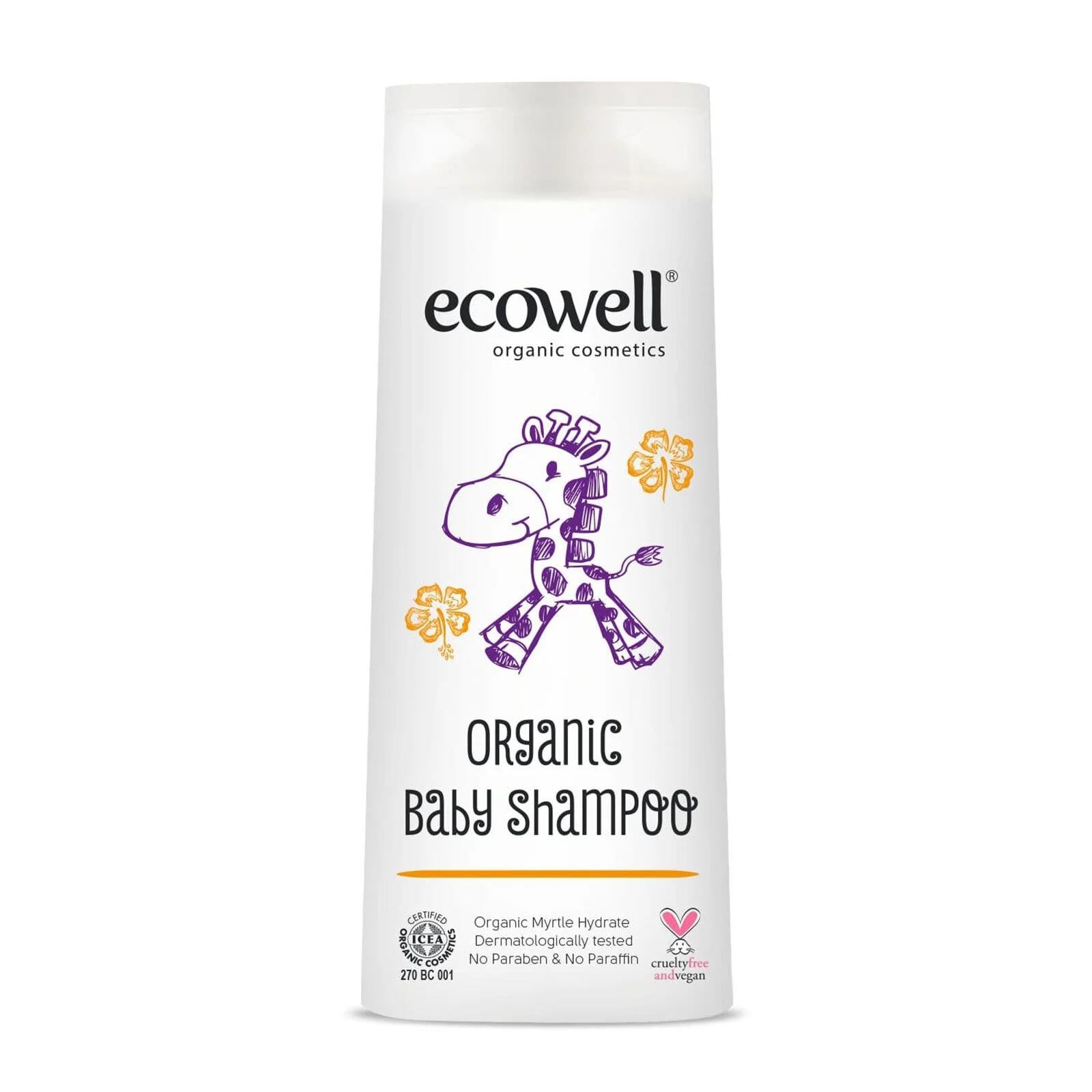 ECOWELL ORGANİK BEBEK ŞAMPUANI 300ML