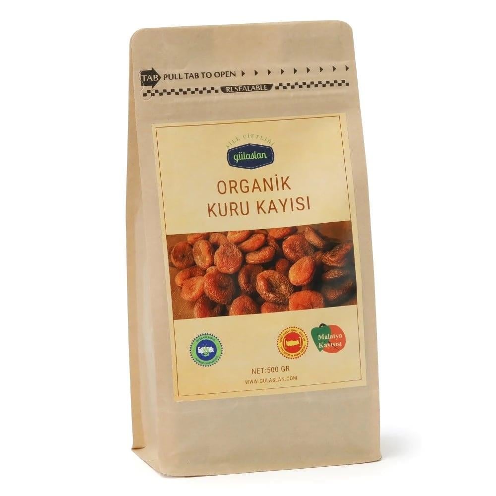 GÜLASLAN ORGANİK KURU KAYISI 500GR