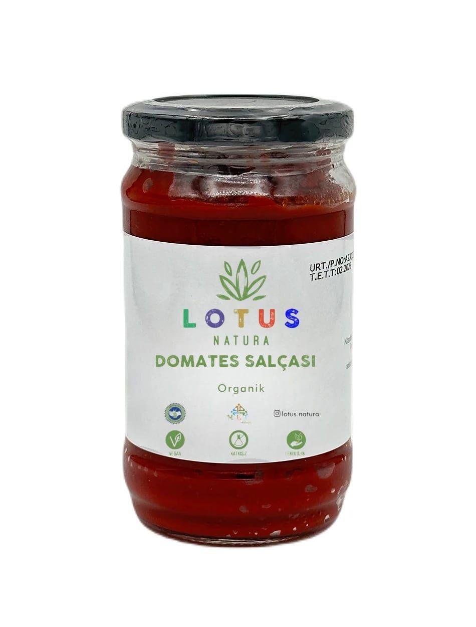 LOTUS NATURA ORGANIK TUZSUZ DOMATES SALÇASI 310G