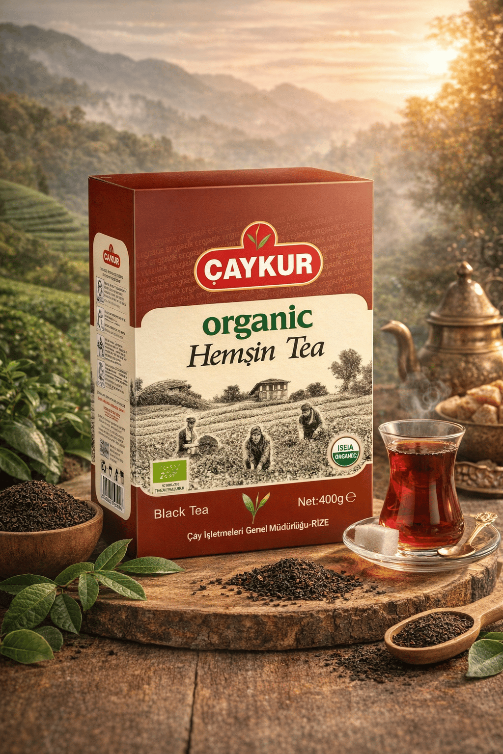 Organik Hemşin Çayı 400 gr umut organik