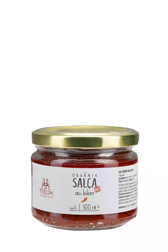 ORGANİK SALÇA BİBER ACI 300GR