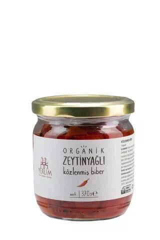 ORGANİK ZEYTİNYAĞLI KÖZLENMİŞ BİBER 350GR