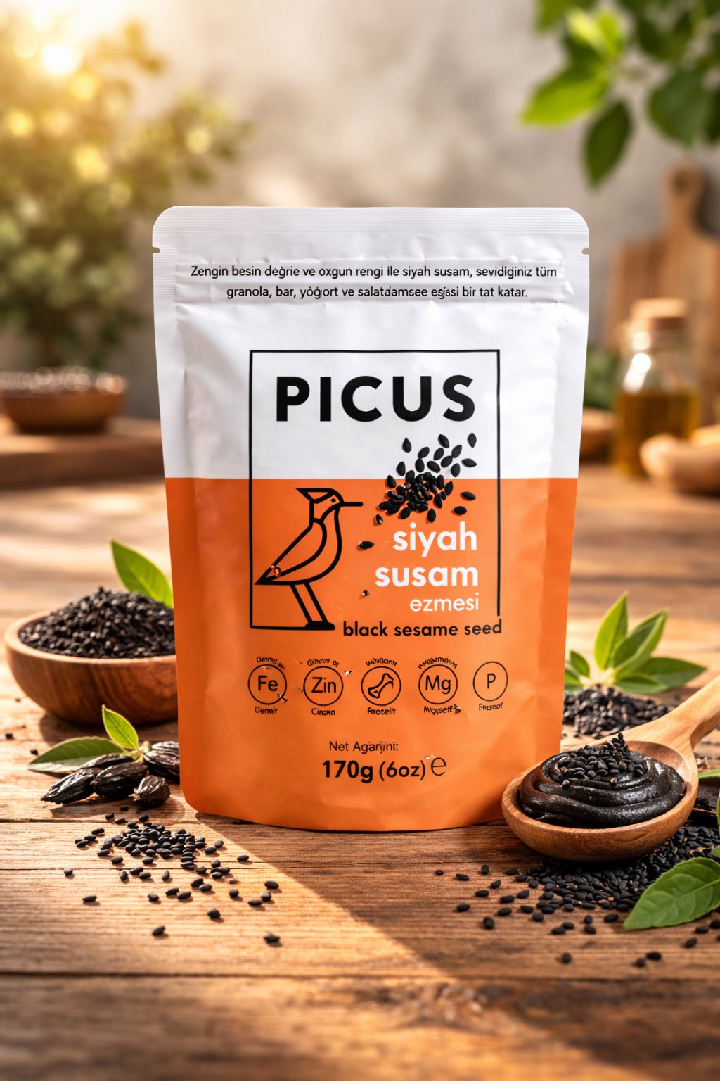PİCUS SİYAH SUSAM 170G