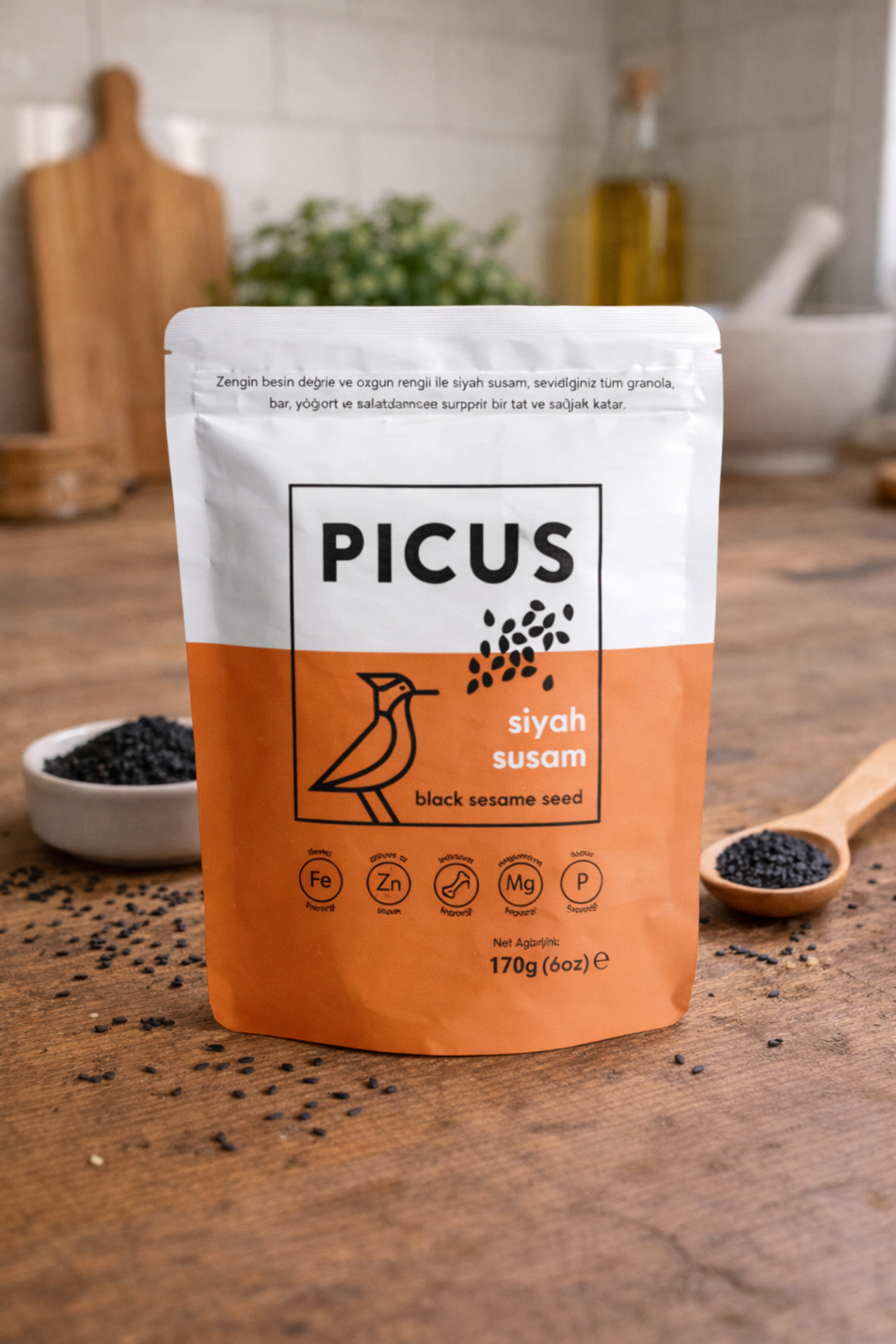 PİCUS SİYAH SUSAM 170G