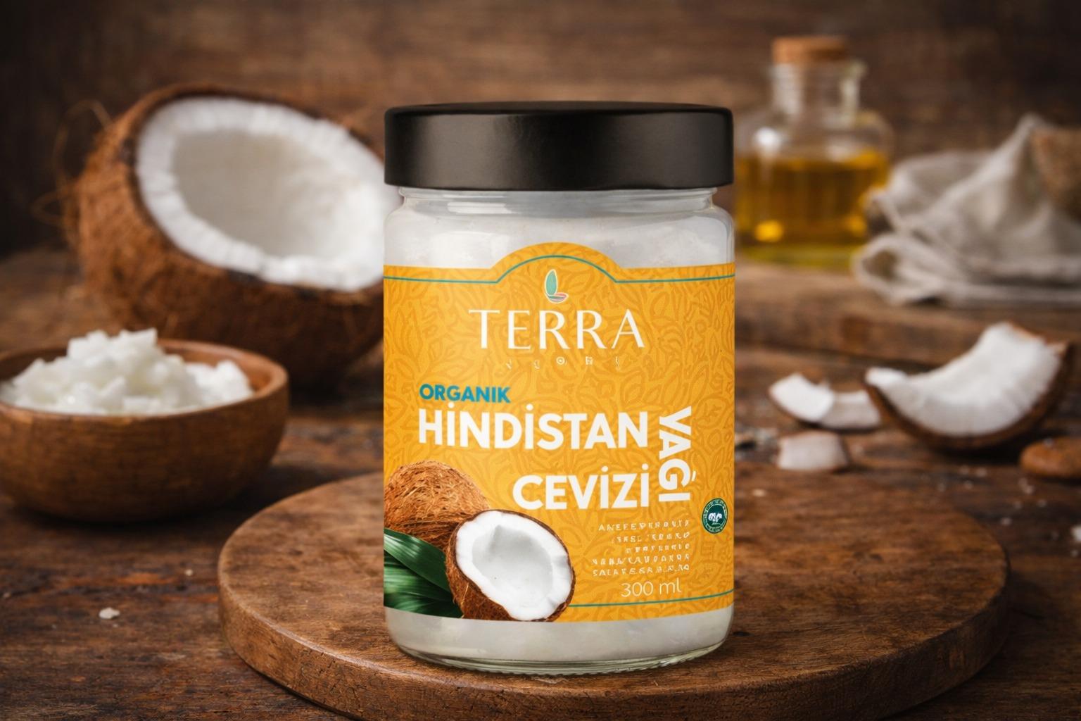 Terra Organik Hindistan Cevizi Yağı 300 ml
