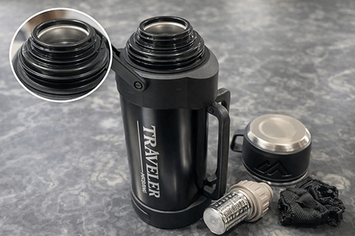1200 Ml Çift Katmanlı Vakumlu Paslanmaz Çelik Termos Alk4639