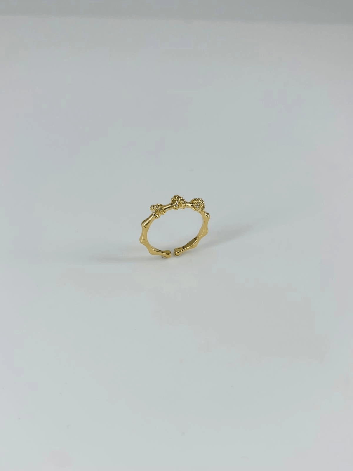 14 K Gold Kaplama Zirkon Taşlı Yüzük
