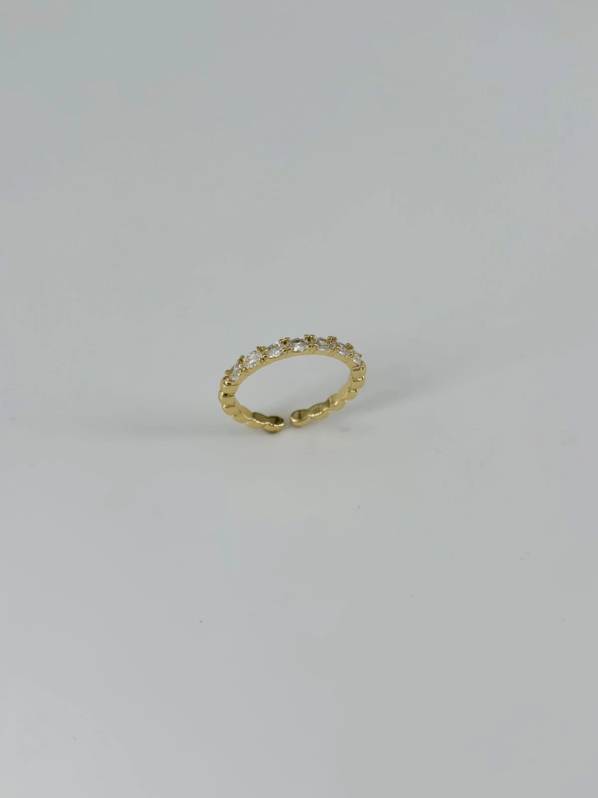 14 K Gold Kaplama Zirkon Taşlı Yüzük