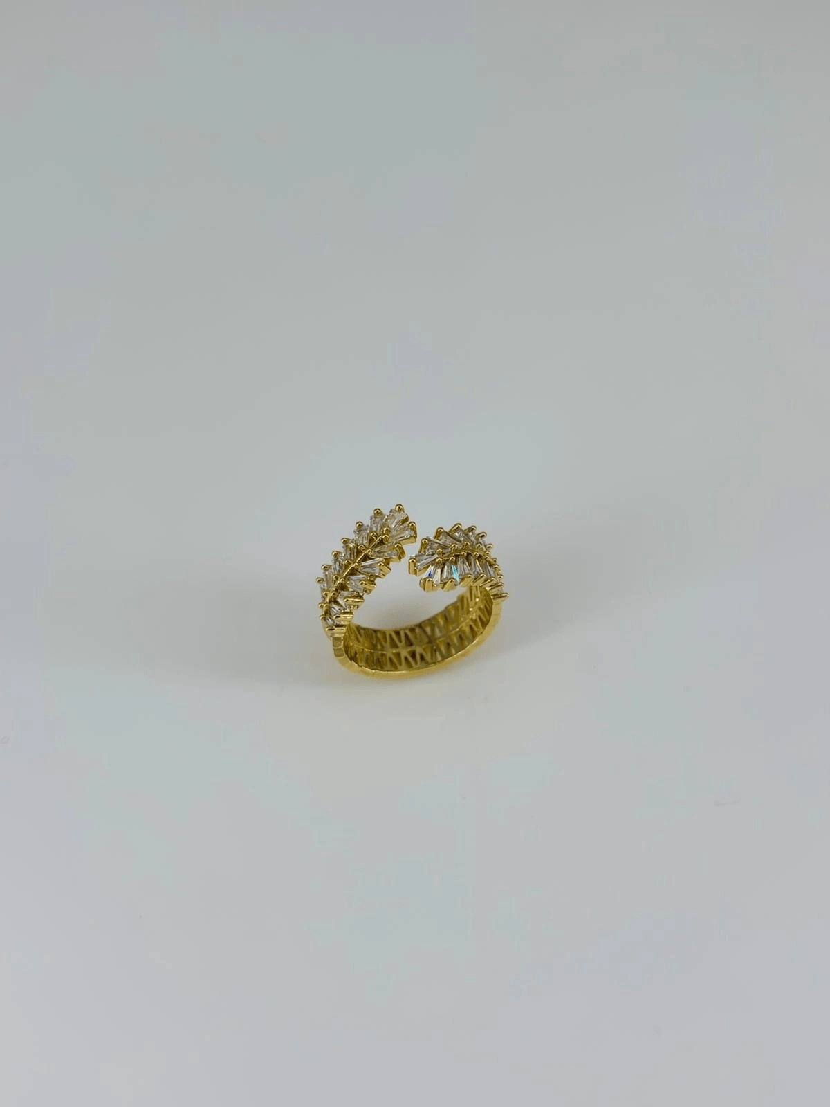 14 K Gold Kaplama Zirkon Taşlı Yüzük