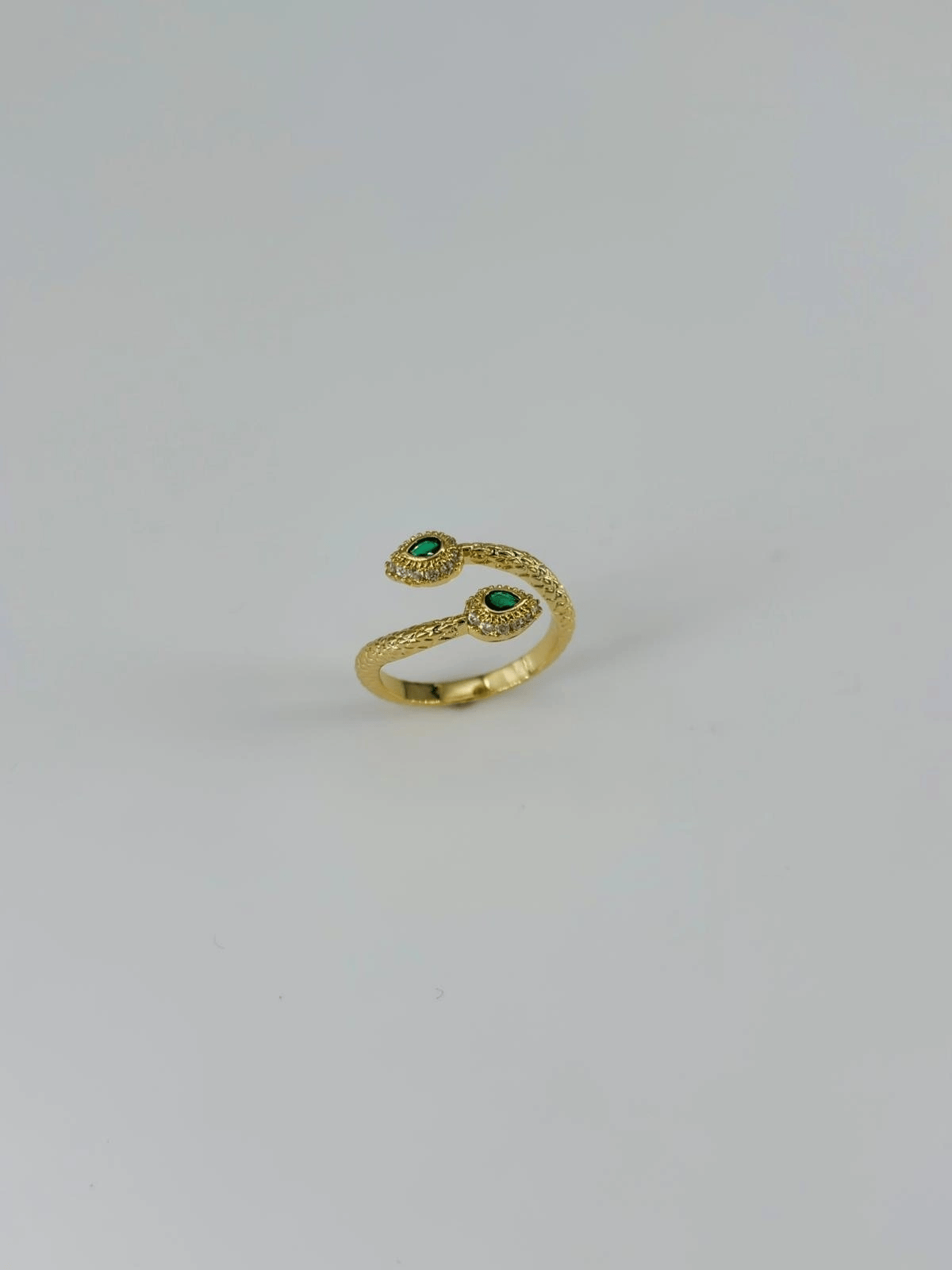 14 K Gold Kaplama Zirkon Taşlı Yüzük
