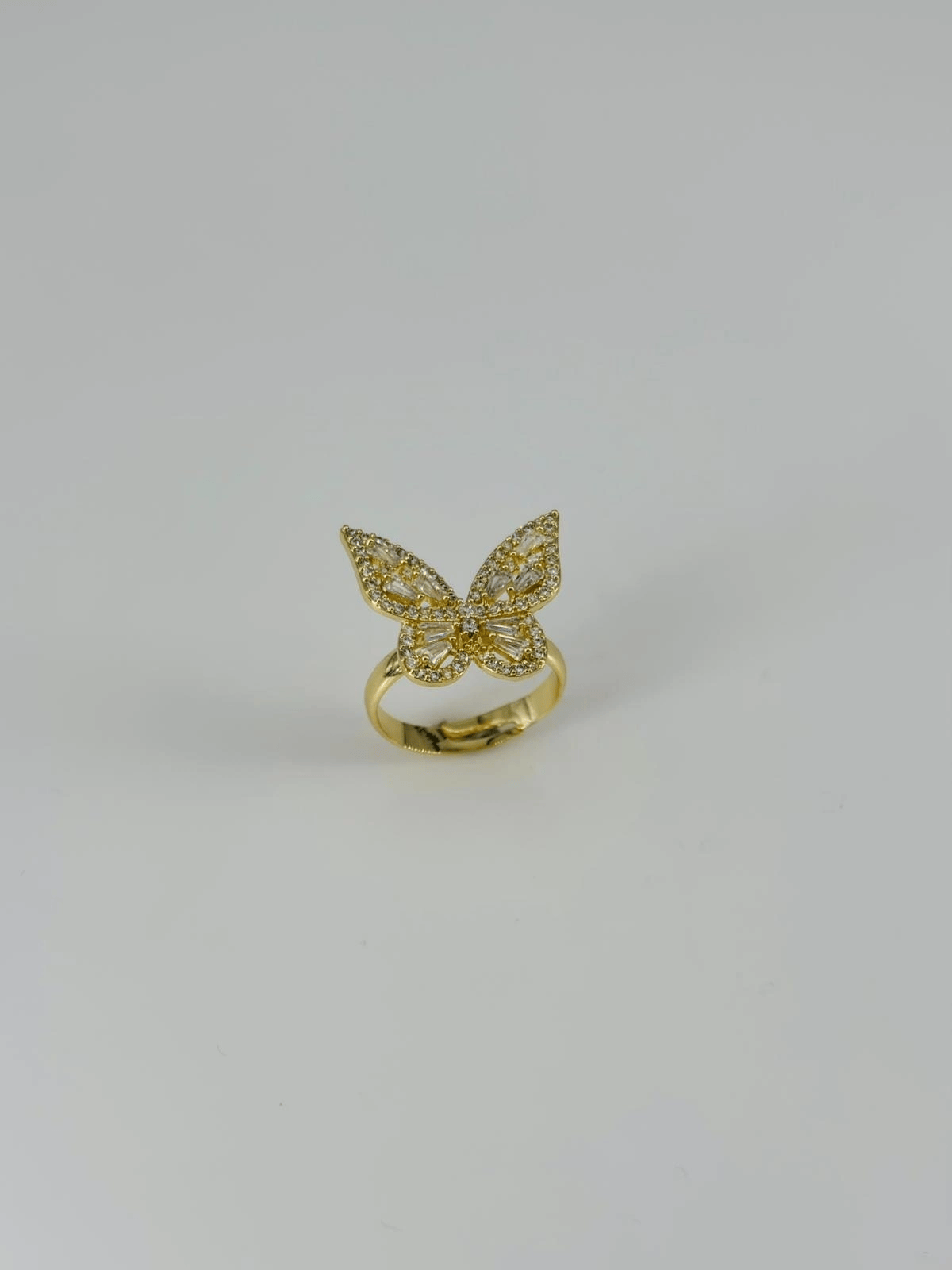 14 K Gold Kaplama Zirkon Taşlı Yüzük