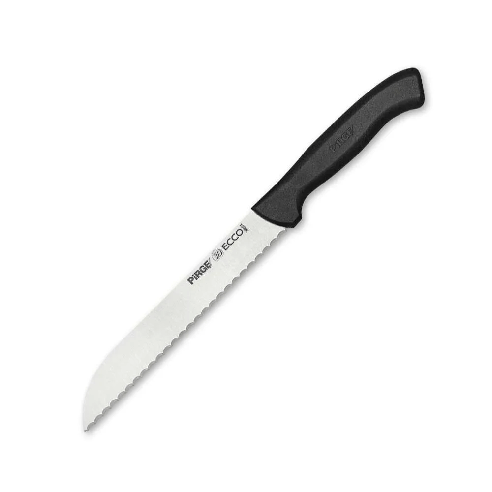 38024 Ecco Pro Ekmek Bıçağı 17,5 Cm - Siyah