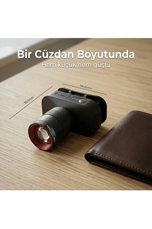 Bxt1fl 10w Şarj Edilebilir Kafa Feneri 750 Lümen 2500mah 4 Işık Modlu Zoom Özellikli Led Kafa