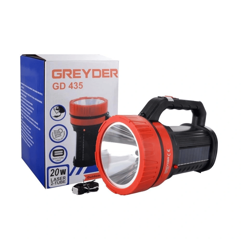 Greyder Gd-435 20 Watt Solar Şarjlı Projektör Spot Fener