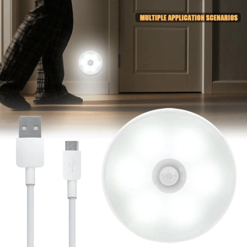 Hareket Sensörlü Usb Şarjlı Led Işık Lamba