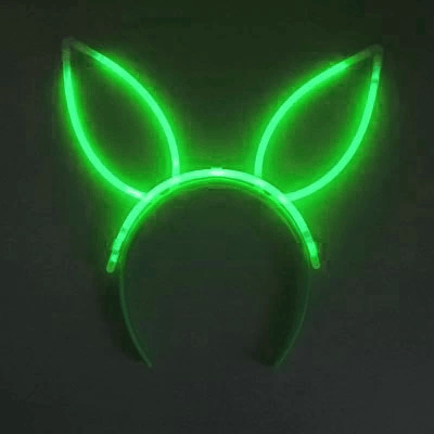 Karanlıkta Yanan Fosforlu Glow Taç 6 Renk 6 Adet