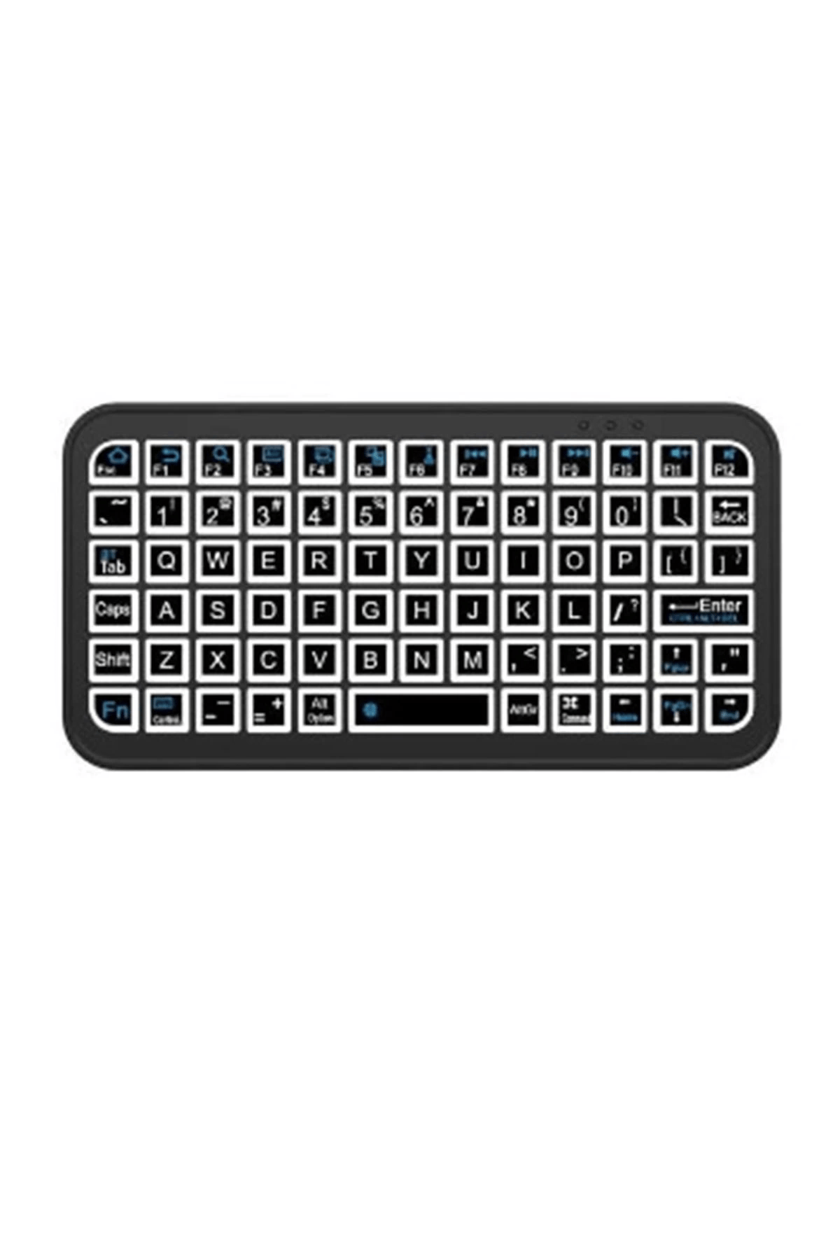 Mini Klavye Smarttv Işıklı Bluetooth Kablosuz Televizyon Ps3 Dizüstü Tabletler Ve Telefonlar İçin