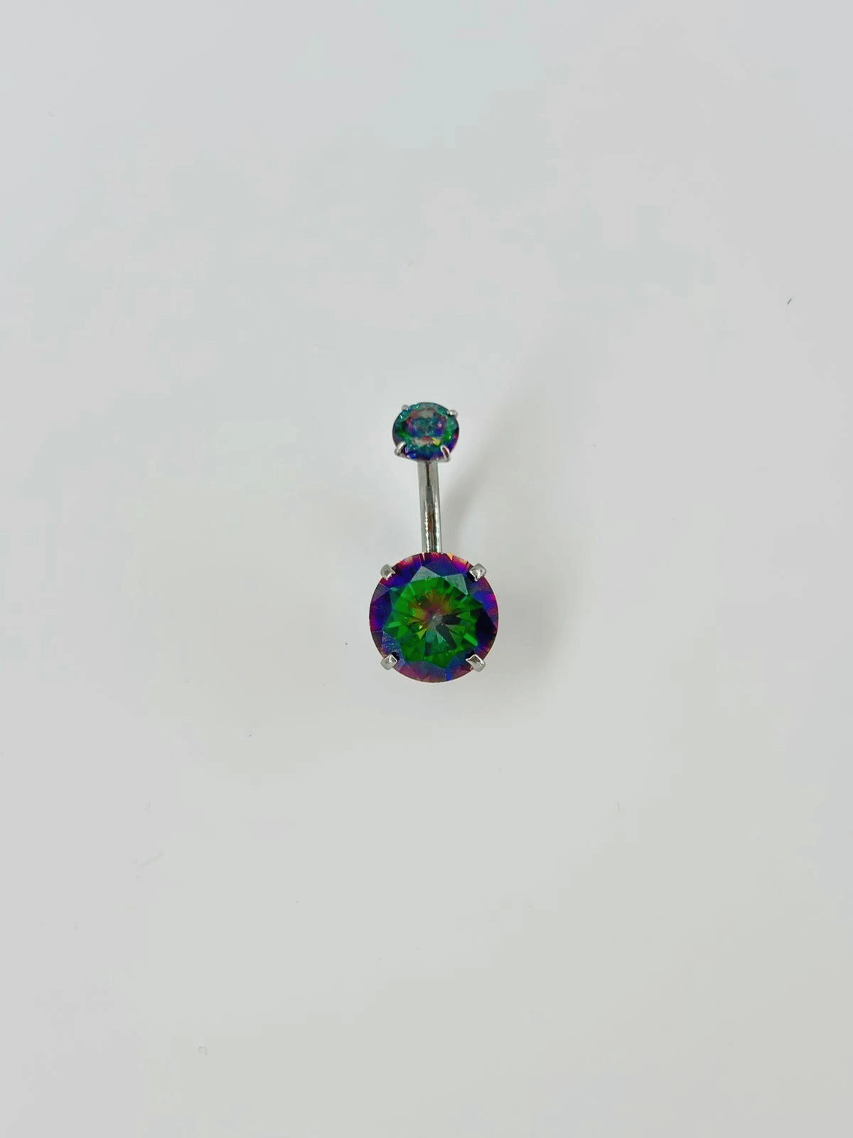 Mistik Topaz Taşlı Göbek Piercing