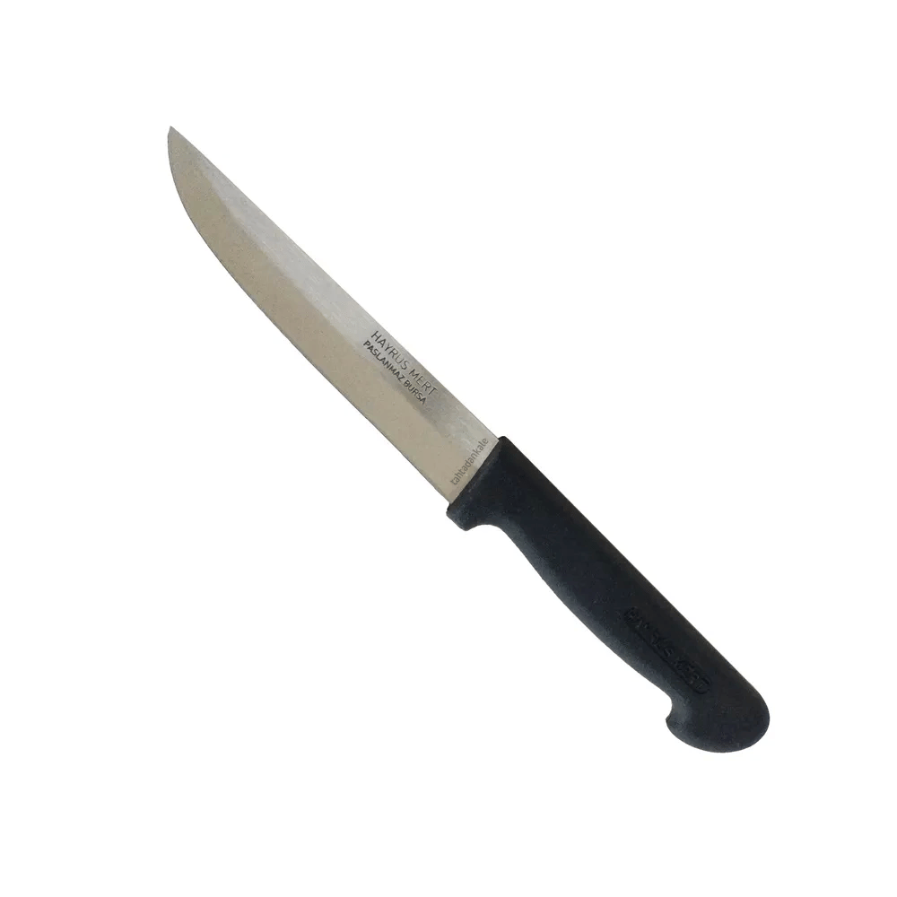 Paslanmaz Bursa Mutfak, Ekmek Bıçağı 14 Cm, Plastik Sap