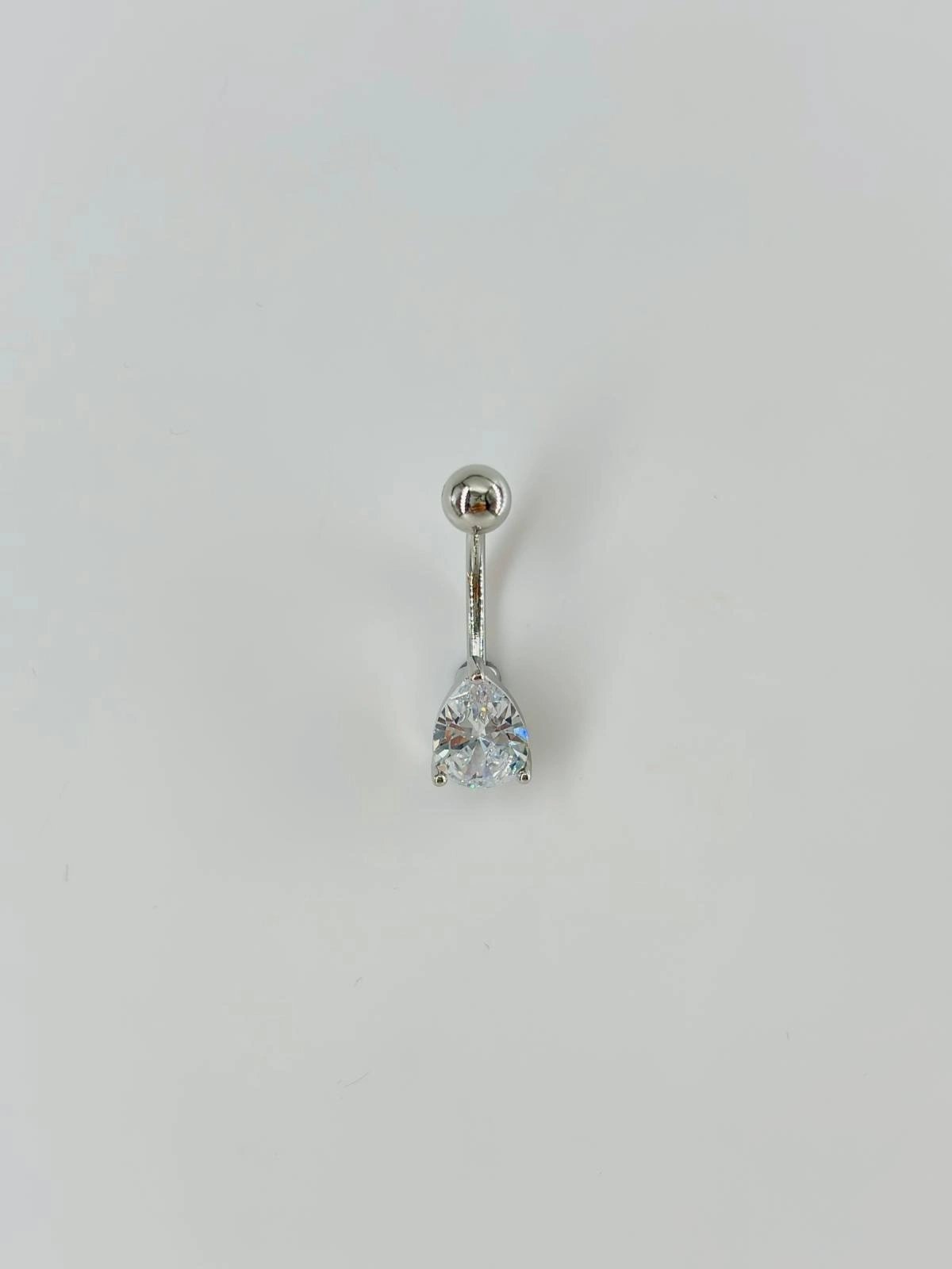 Su Damlası Detaylı Göbek Piercing