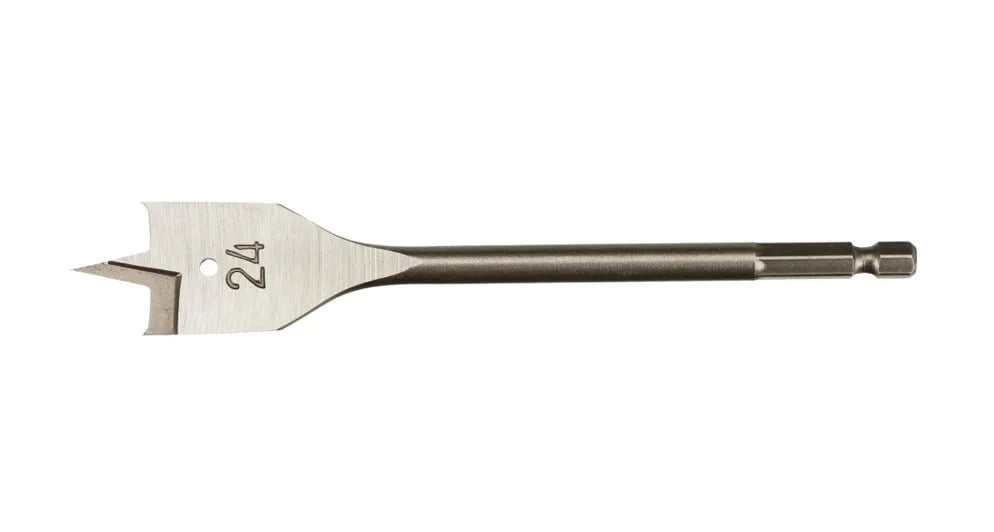 Yaprak Tip Ahşap Matkap Ucu 22x170mm - Hex Saplı