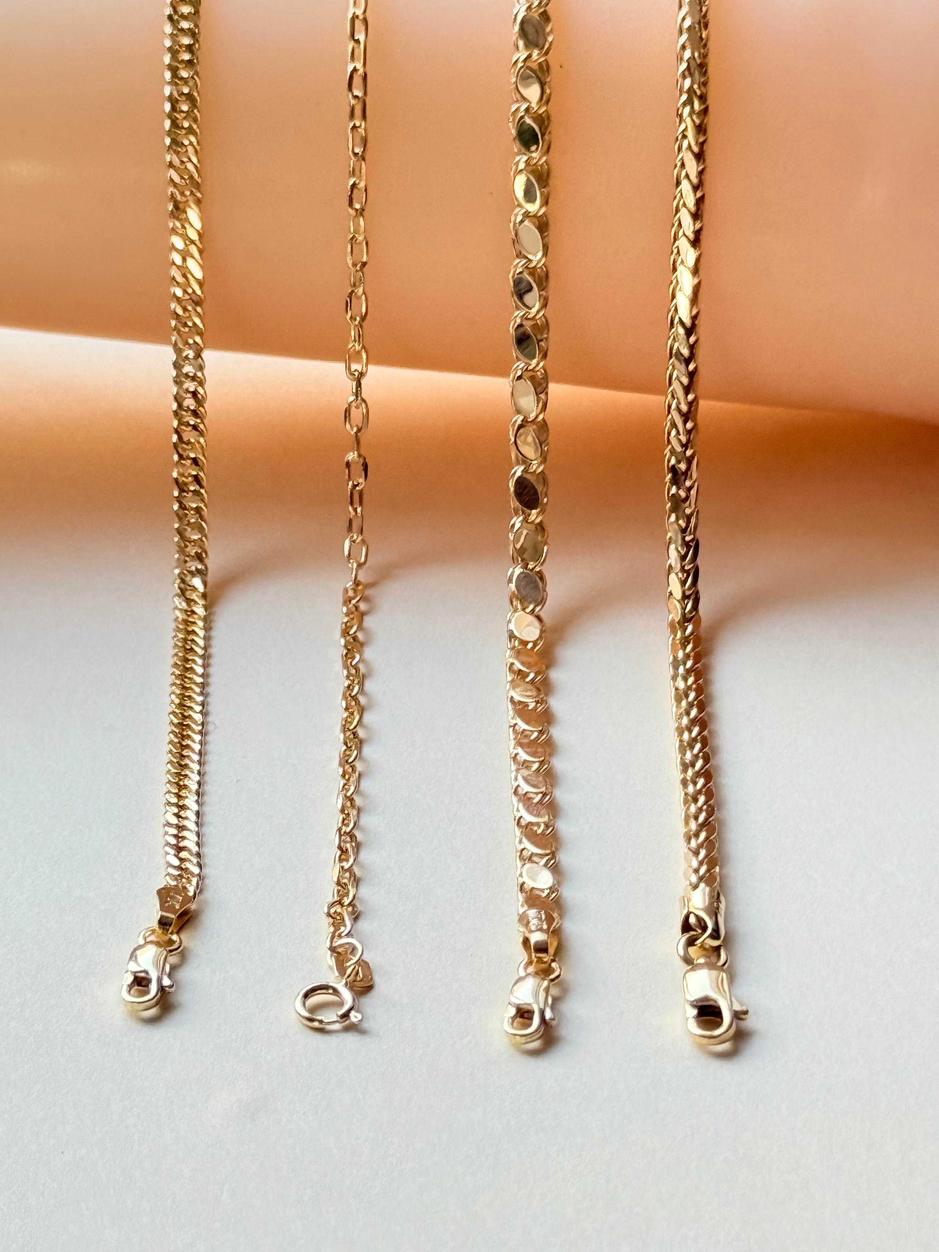 14 Ayar Pullu Zincir