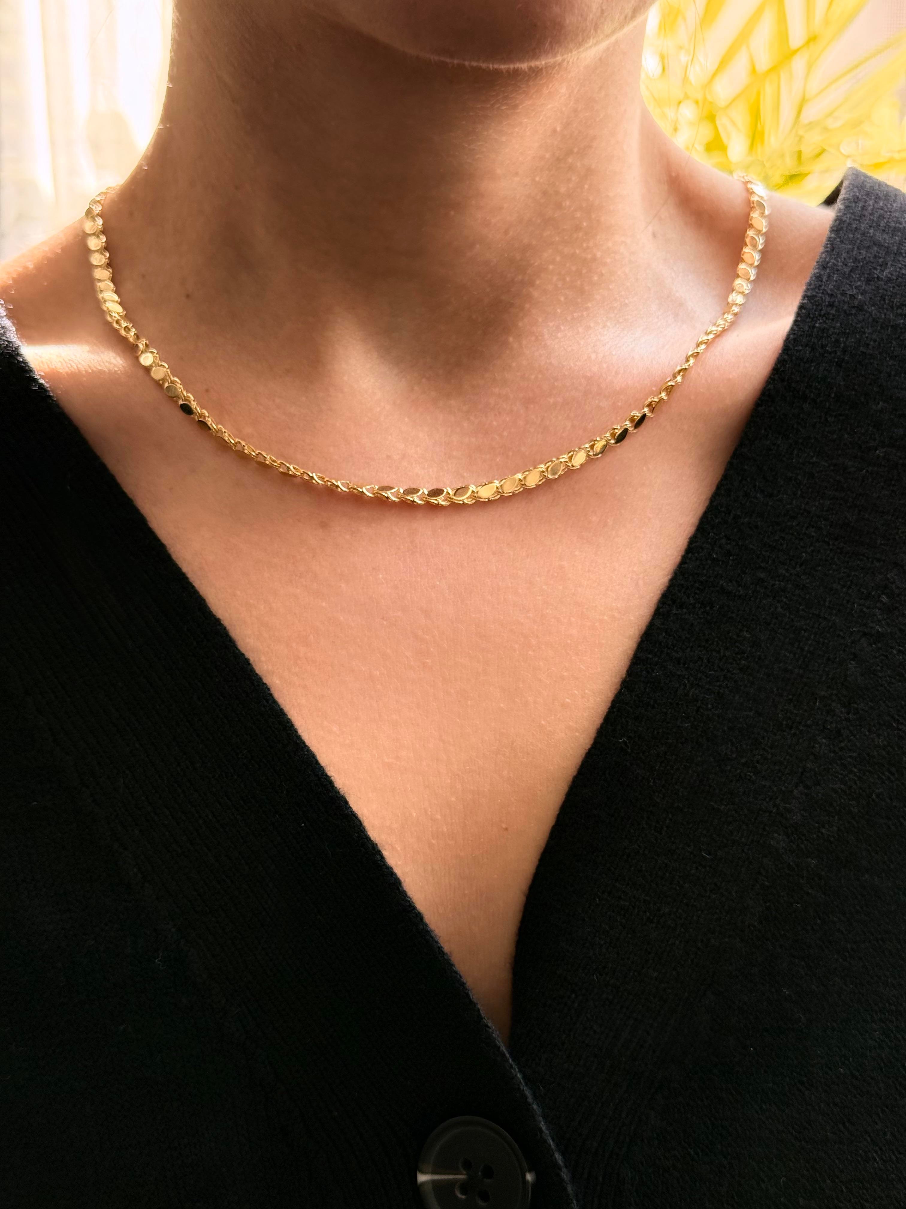 14 Ayar Pullu Zincir