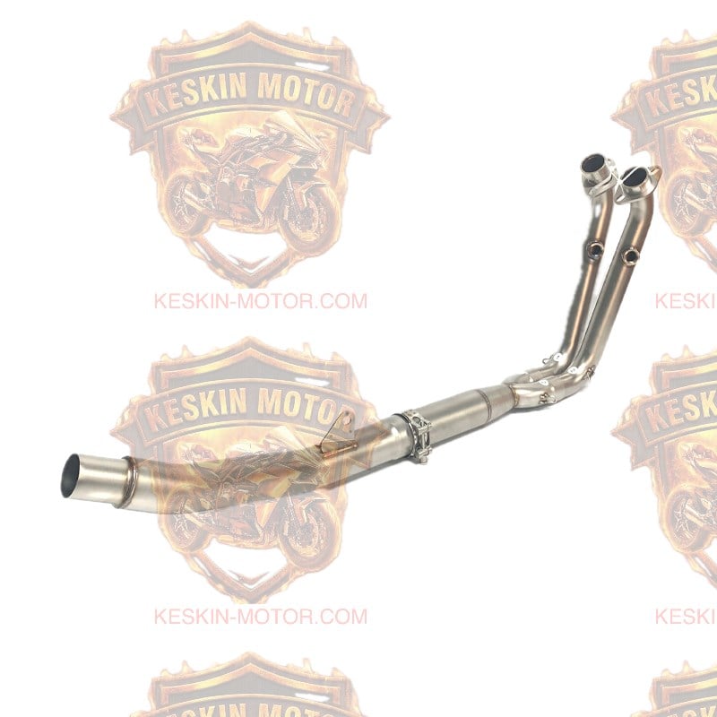 CFMOTO 450MT (2024+) Paslanmaz Çelik Performans Egzoz Manifoldu (Header Pipe)