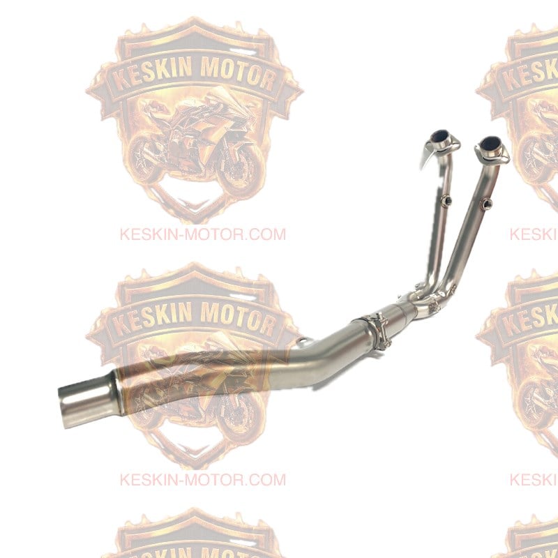 CFMOTO 450MT (2024+) Paslanmaz Çelik Performans Egzoz Manifoldu (Header Pipe)