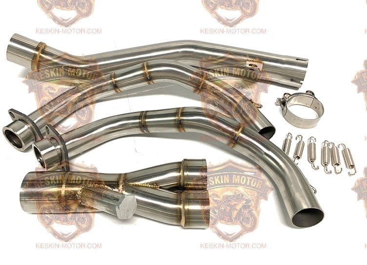 Honda CB500 / CB500R (2013-2021) Uyumlu Paslanmaz Çelik Egzoz Manifoldu (Header Pipe)