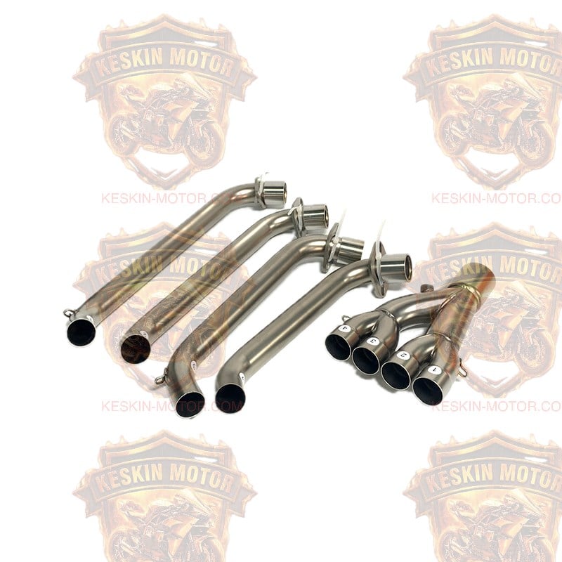Honda CBR650R / CB650R Çift Sensör Girişli Paslanmaz Çelik Tam Set Performans Egzoz Sistemi (Full System)