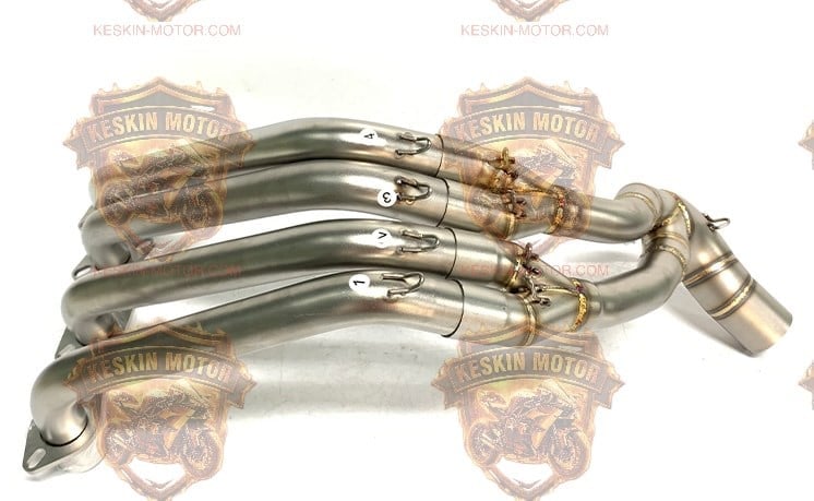 Honda CBR650R / CB650R Uyumlu Paslanmaz Çelik Egzoz Manifoldu (Header Pipe)