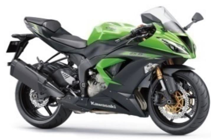 KAWASAKİ NİNJA 636 2013 YEŞİL / SİYAH GRENAJ SET