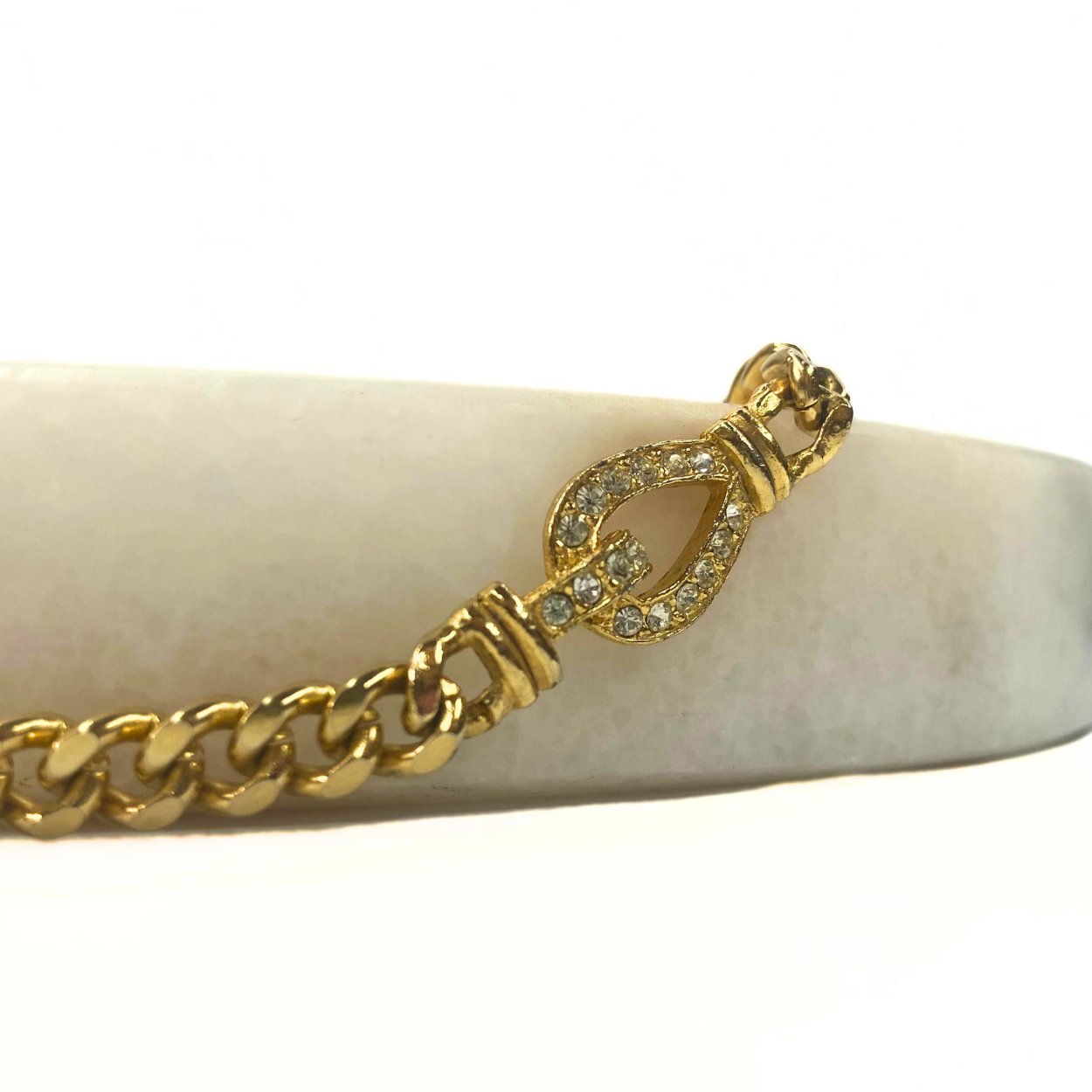 Gold Taşlı Kolye