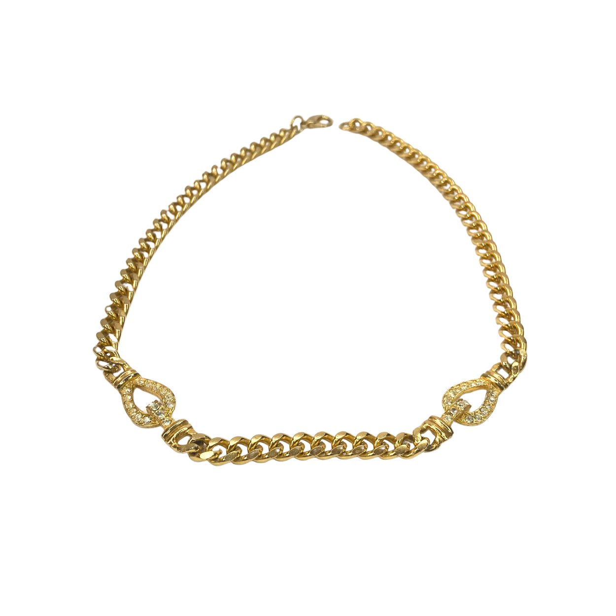 Gold Taşlı Kolye
