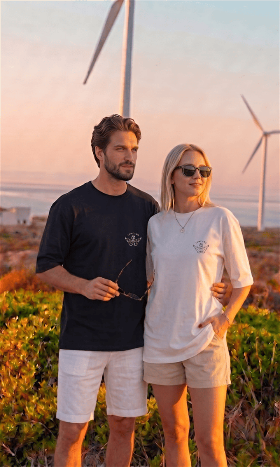 TENEDOS OVERSİZE T-SHIRT SIYAH