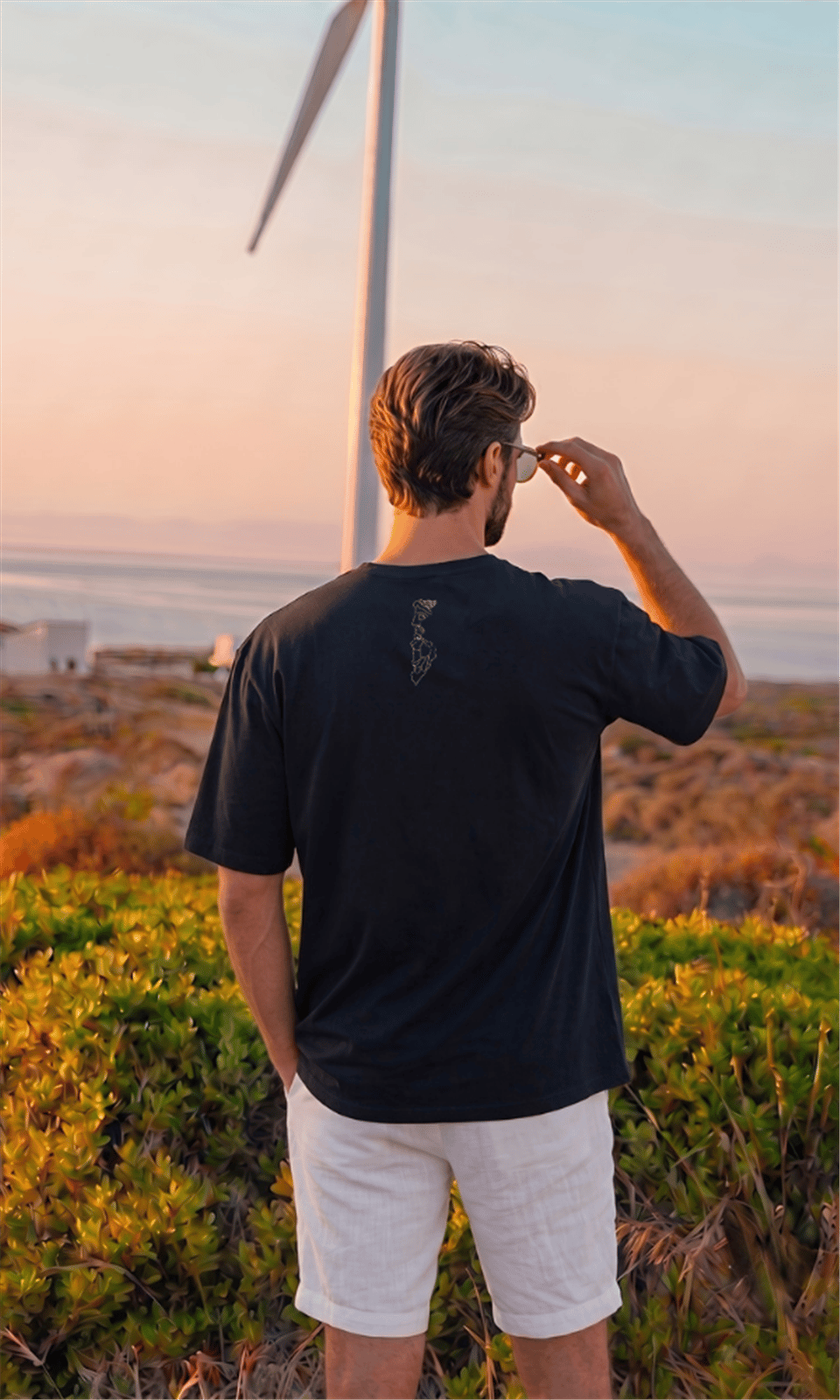 TENEDOS OVERSİZE T-SHIRT SIYAH