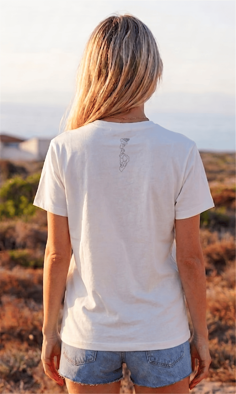 TENEDOS SLİM T-SHIRT EKRU