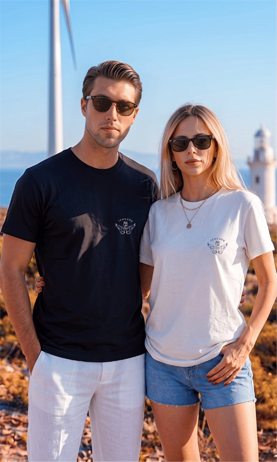 TENEDOS SLİM T-SHIRT EKRU