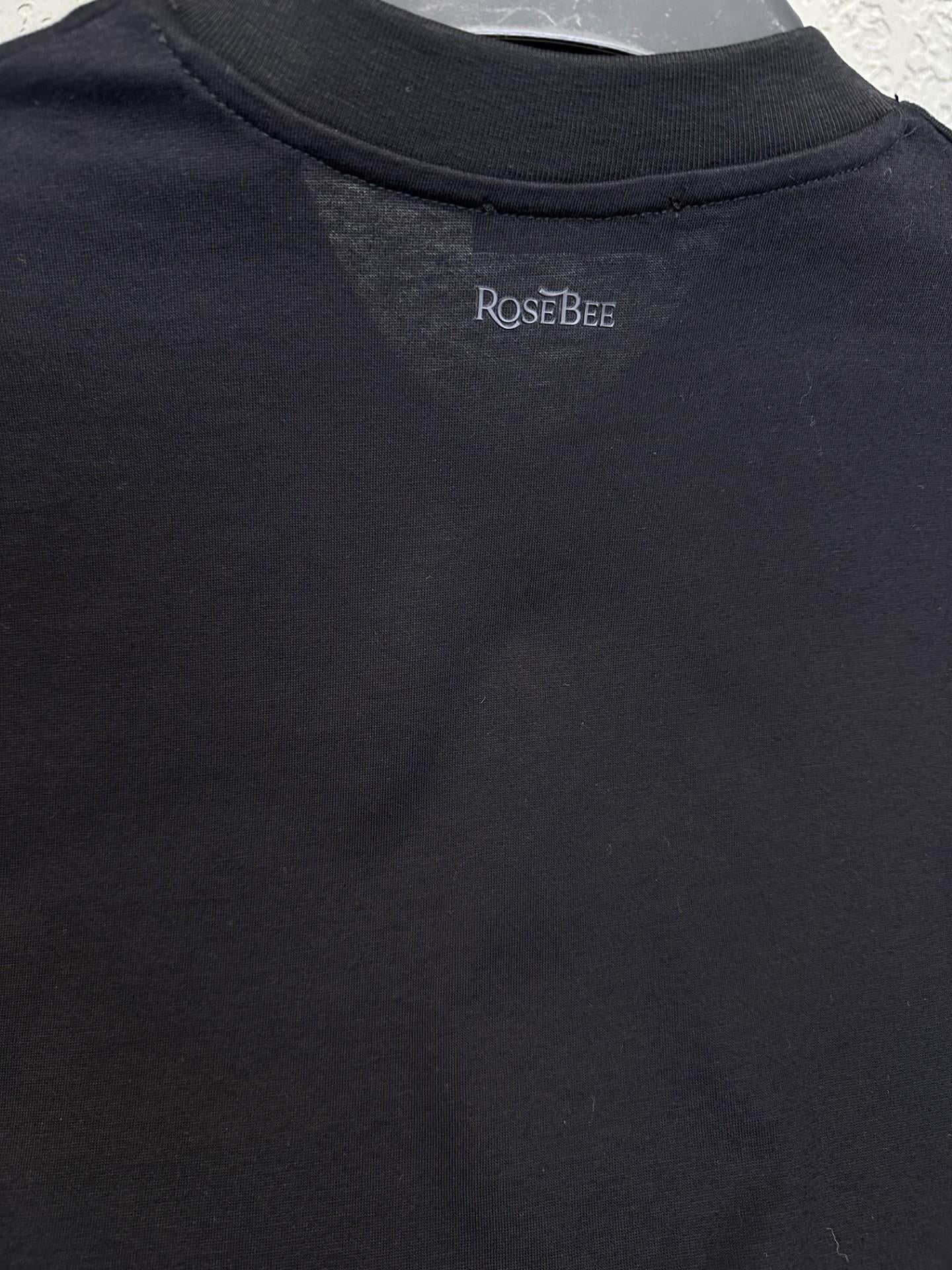 BEE BLACK V-yaka Basic T-shirt