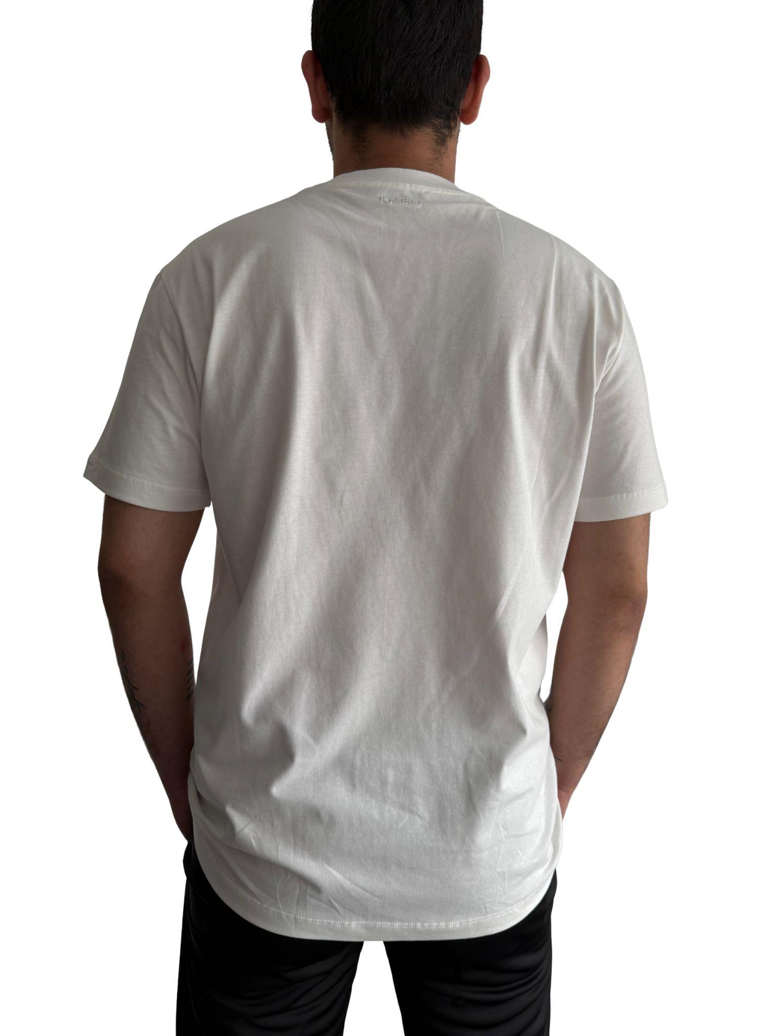 BEE ECRU Sıfır Yaka Basic T-shirt