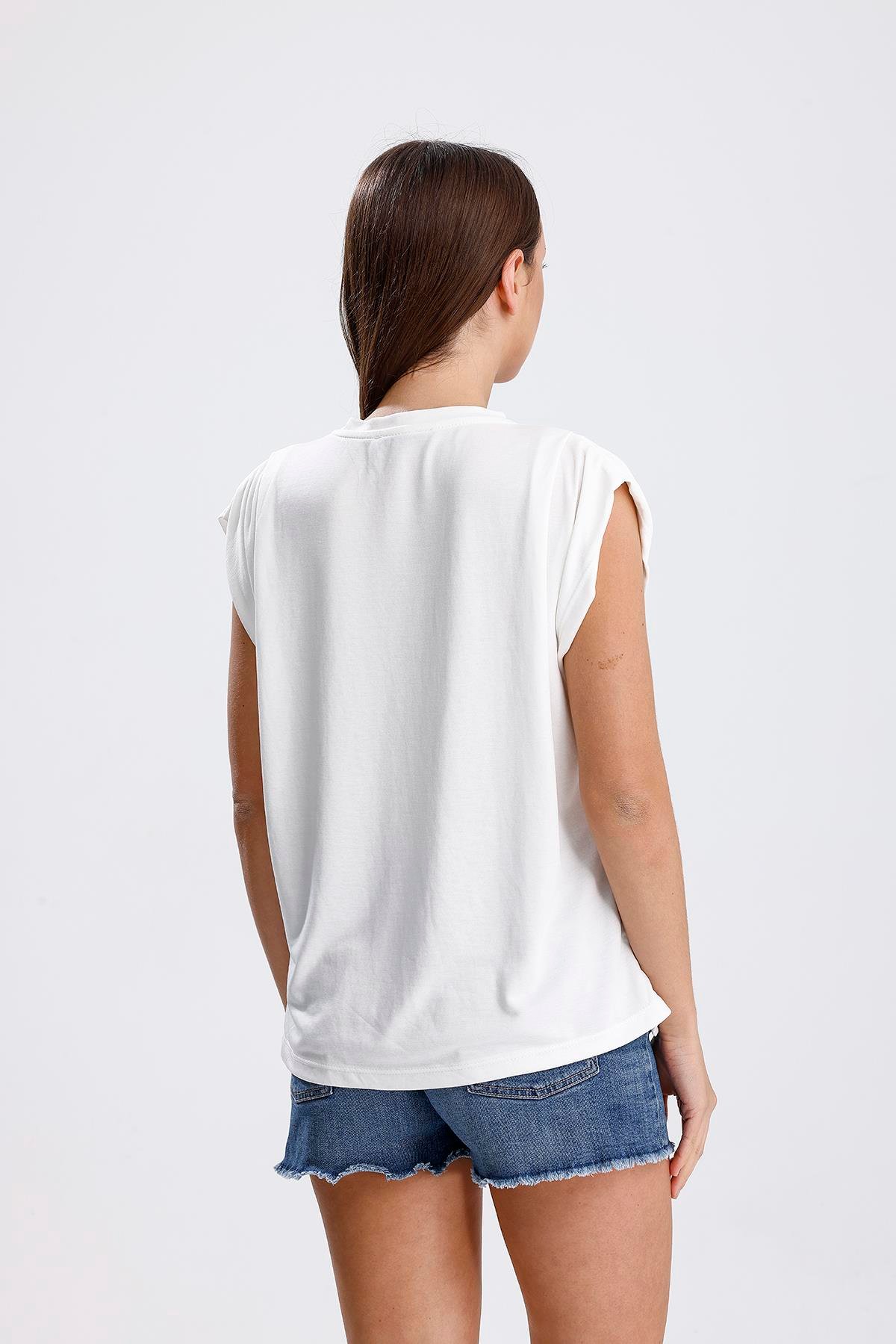 White Pike Modal Tshirt