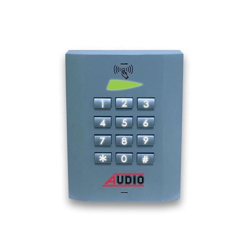 Audio Şifreli Kart Okuyuculu Kapı Açma Ünitesi - Gri - 001425