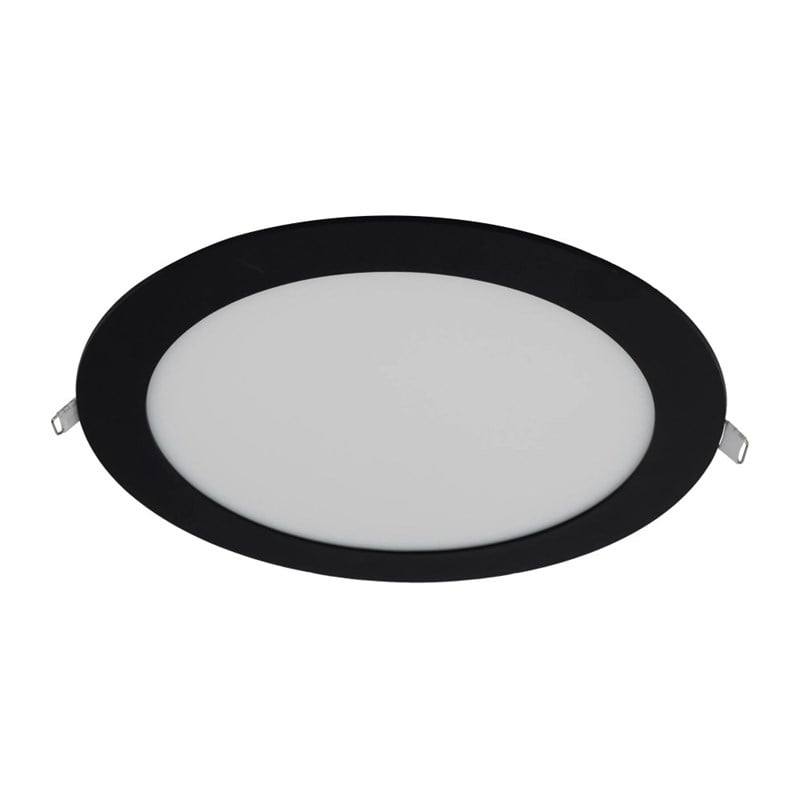 ACK 18 W Led Panel - Beyaz Işık (6500K) - Siyah Kasa - Yuvarlak - Sıva Altı - AP01-01831