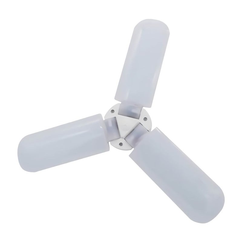 CATA 42 W 3 Kollu Katlanır Yonca Led Ampul - Beyaz Işık (6500K) - E27 - CT-1152B