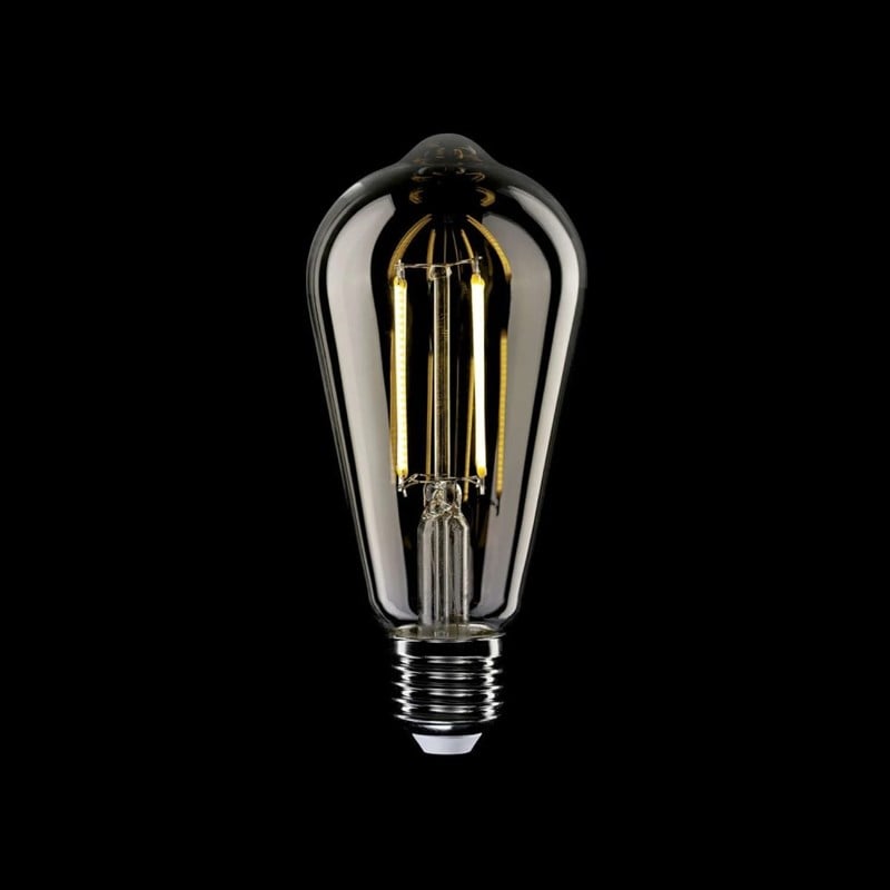 CATA 8 W ST64 Flamanlı Rustik Led Ampul - Gün Işığı (3000K) - E27 - CT-4353G
