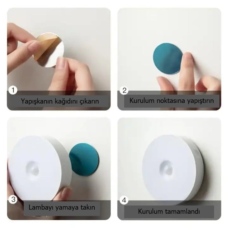 CATA Sensörlü Şarjlı Mıknatıslı Kabinet Armatür - Sarı Işık (4000K) - CT-5180G